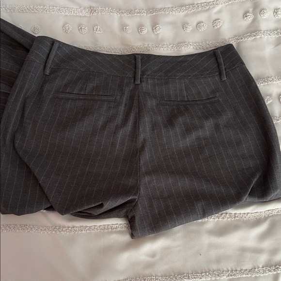 Banana Republic Dark Gray Pinstripe Trousers - Picture 5 of 5